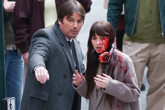 <p>Josh Hartnett and Dakota Johnson star in an adaptation of Colleen Hoover’s psychological thriller ‘Verity’</p>