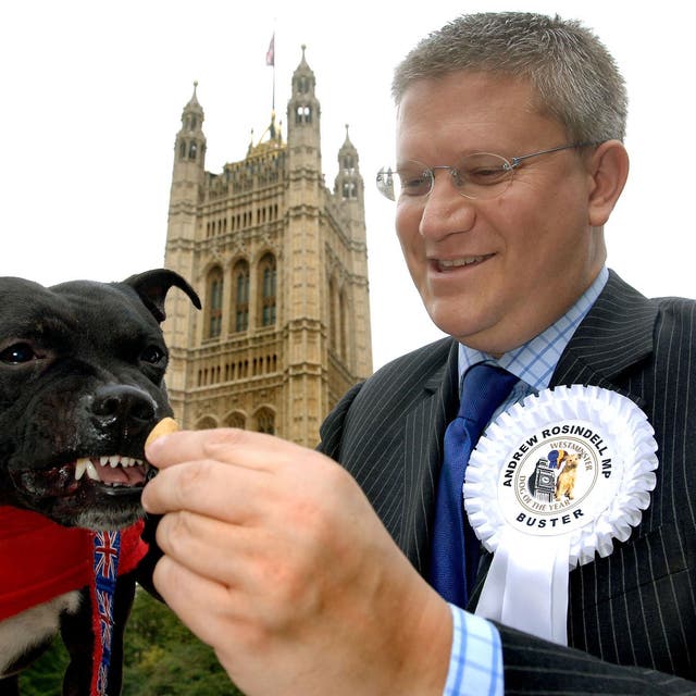 <p>With his trusty Staffordshire bull terrier ‘Spike’, the dog bedecked in a union jack waistcoat, Andrew Rosindell hardly conveyed an image the inclusive Tory party wanted to send</p>