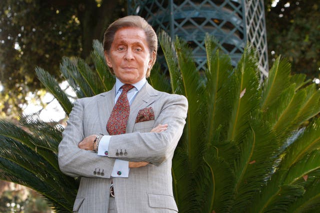 <p>Italian fashion designer Valentino</p>