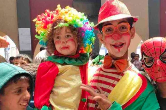 <p>Mohammed Nayef Salem is 18 and has been training as an entertainer since he was 12</p>