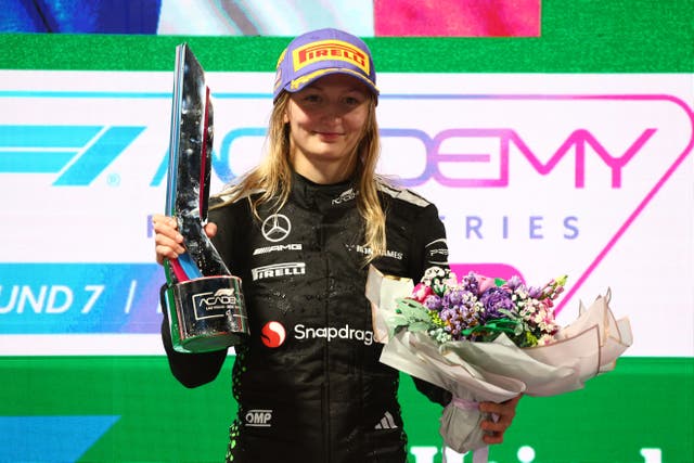 <p>Doriane Pin won F1 Academy last year</p>