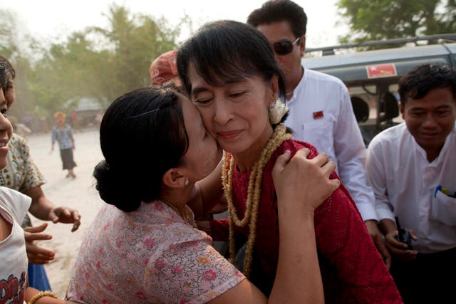 <p>Aung San Suu Kyi herself has not escaped accusations and blame for the fate of the massacre of the Rohingya Muslims in Rakhine state, many fleeing to neighbouring Bangladesh for their lives and giving first-hand accounts of the mass killings</p>